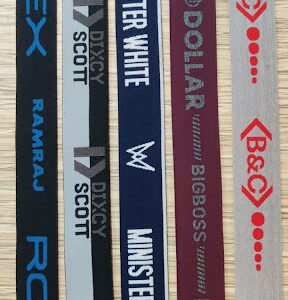 Jacquard Name Elastic / Jacord Elastic